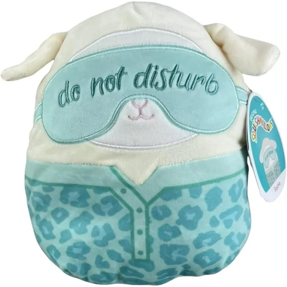 Squishmallow Sophie with Aqua Sleep Mask